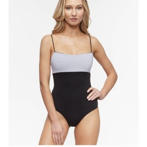 Tavik Other - Tavik Square Neck One Piece Color Blocked Swim Bathing Suit Small
